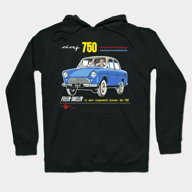 DAF VARIOMATIC - advert Hoodie by Throwback Motors